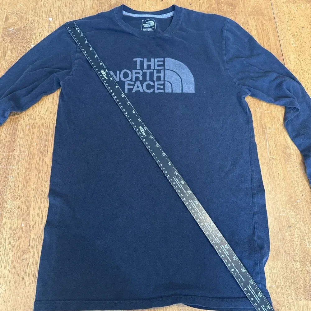 The North Face Long Sleeve Tee Shirt Mens small black Climbing Outdoor Adult